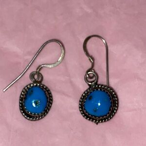 Richard Begay 925 sterling silver /turquoise earrings